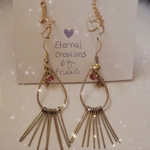 Tear Drop With Spikes Ear Cuff Earrings
